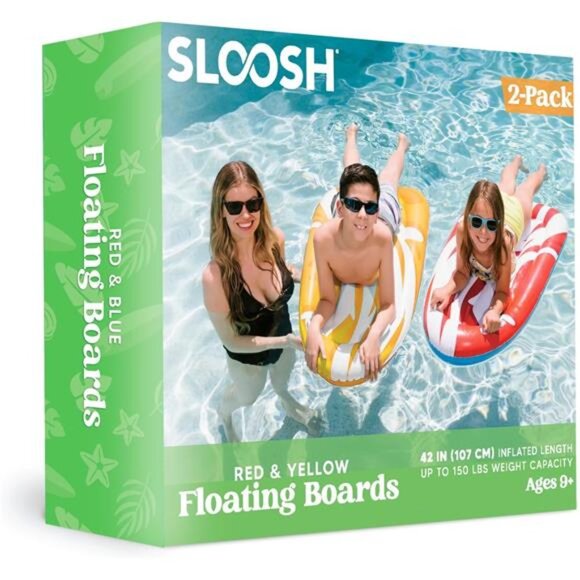 2 Pack Inflatable Body Boards for Water Slides, Body Board for Slip‎ for Kids - Picture 7 of 7